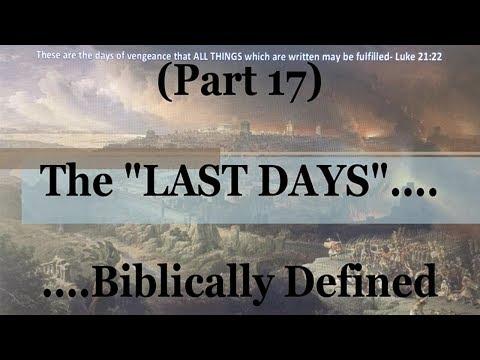 #17) Ezekiel 39:17-29, Gog and Magog (The Last Days....Biblically Defined Series)