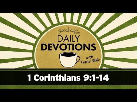 1 Corinthians 9:1-14 // Daily Devotions with Pastor Mike