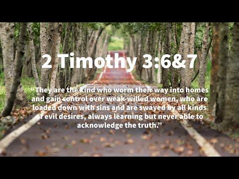 Men Bible Study - 2 Timothy 3:6-7