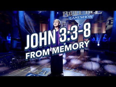 John 3:3-8 From Memory!