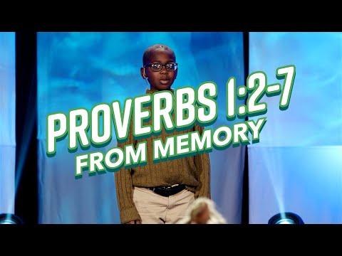 Proverbs 1:2-7 From Memory!