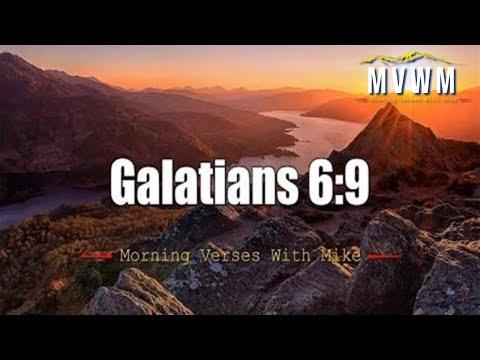 Galatians 6:9 | Morning Verses With Mike | #MVWM