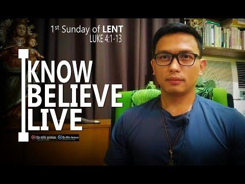 1st Sunday of LENT / Luke 4:1-13