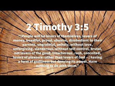 Men Bible Study - 2 Timothy 3:5