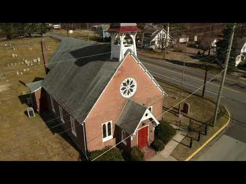 Drone Footage of St George's Episcopal Church DJI Mavic Air & Part 7 of a Sermon Isa. 10:15 2Kngs 18