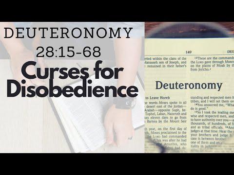 DEUTERONOMY 28:15-68 CURSES FOR DISOBEDIENCE (S16 E28)