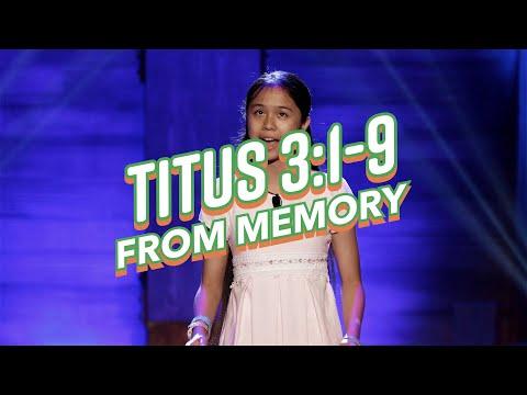 Titus 3:1-9 FROM MEMORY!!