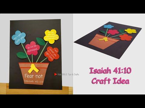 Flower craft | ???????? | Isaiah 41:10 | ஏசாயா 41:10 | Bible Craft | Sunday school craft idea