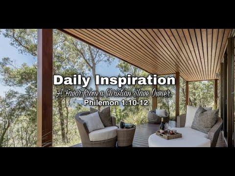 Daily Inspiration - Philemon 1:10-12