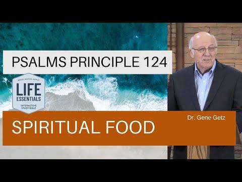 Psalms Principle 124: Spiritual Food (Psalm 119:169-176)