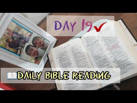 #19 DAILY BIBLE READING| I Chronicles 16:29-36