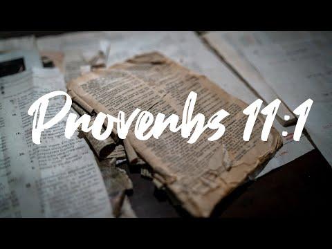 Proverbs 11:1