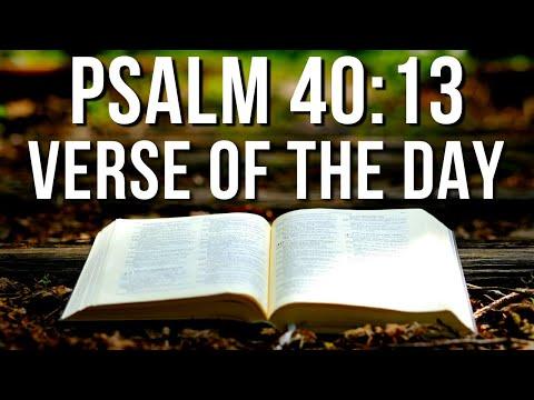 Psalm 40:13 Spiritual Thought | Bible Verse With Explanation | Psalm 40:13 Explanation