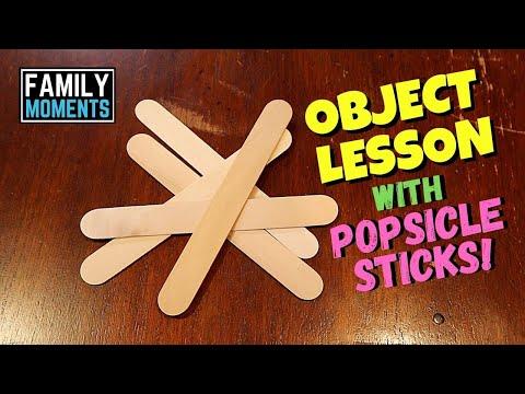 POPSICLE STICK OBJECT LESSON   Breaking the Chains - Psalm 107:14