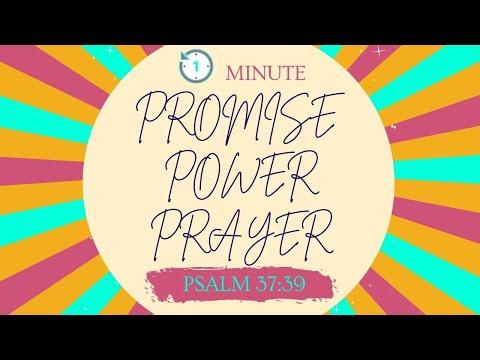 Promise Power Prayer:  Quick Prayers before bed Psalm 37:39