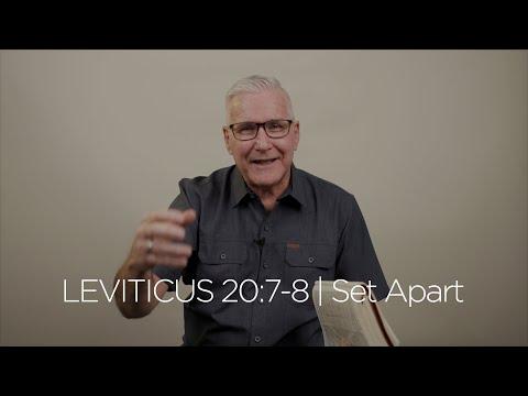 Leviticus 20:7-8 | Set Apart