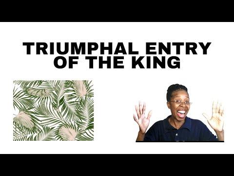 SUNDAY SCHOOL LESSON: TRIUMPHAL ENTRY OF THE KING| Matthew 21: 1-11 | April 3, 2022