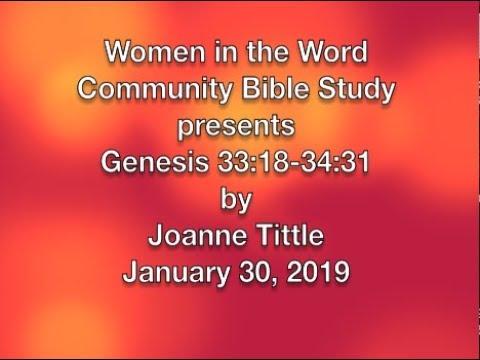 Genesis 33:18-34:3  Bible Study  Lesson 1