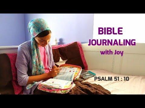 Bible Journaling with Joy / Psalm 51:10