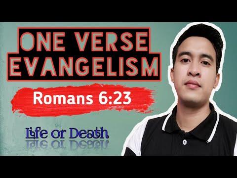 One Verse Evangelism Using Romans 6:23