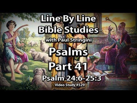 The Psalms Explained - Bible Study 41 - Psalm 24:5-25:3