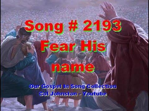 #2193- Fear His Name - (Micah 6:9-16)