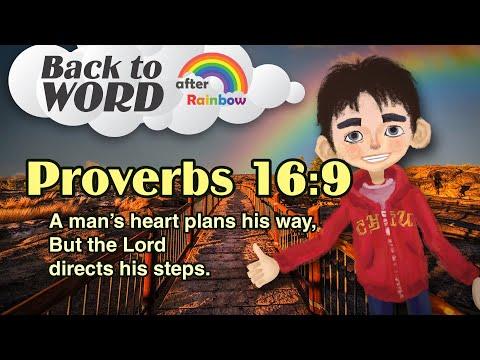 Proverbs 16:9 ★ Bible Verse | Memory Verse for Kids