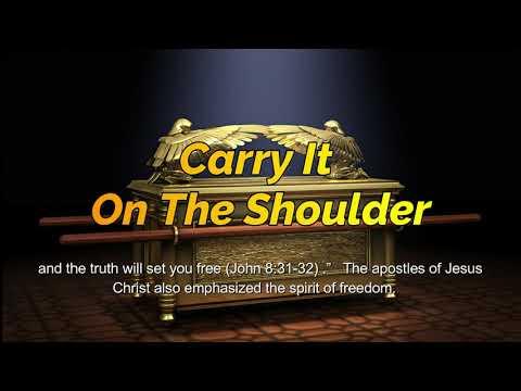 Carry It On The Shoulder (1 chronicles 15:11-15)  Mission Blessings