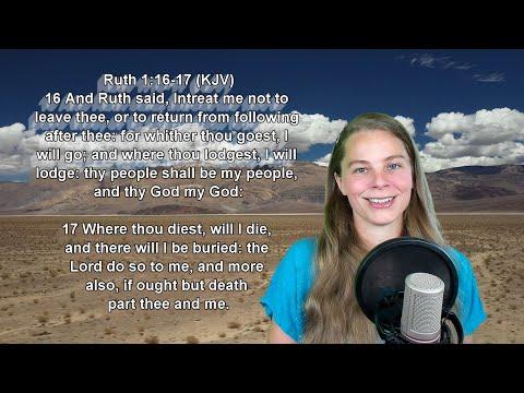 Ruth 1:16-17 KJV - Scripture Songs