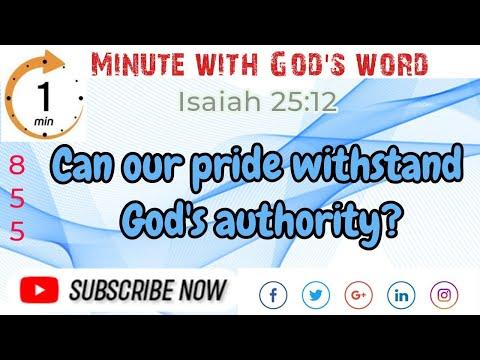 Can our pride withstand God's authority?(Subtitles:English)@L. Kumzuk Walling|Isaiah 25:12#855