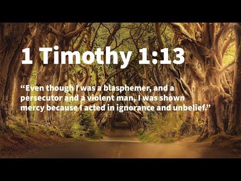 Men Bible Study - 1 Timothy 1:13