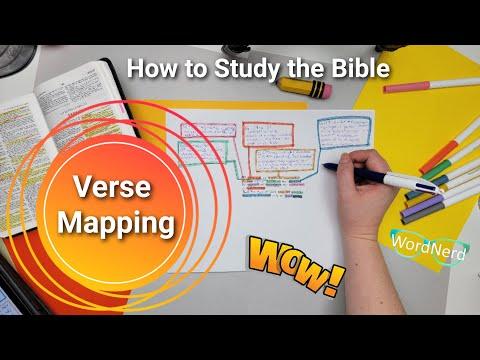 How to Study the Bible - Step by Step - Verse Mapping 2 Timothy 3:16-17