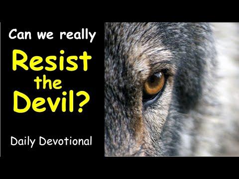 Can we really resist the devil? Hear this powerful story. James 4:7
