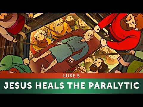 Jesus Heals the Paralytic-Luke 5 | Sunday School Lesson &amp; Bible Story for Kids | Sharefaithkids.com