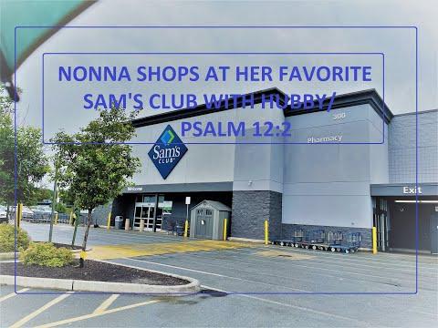 20_ 21- 081_ Nonna Shops At Sam's Club With Hubby/ Psalm 12: 2