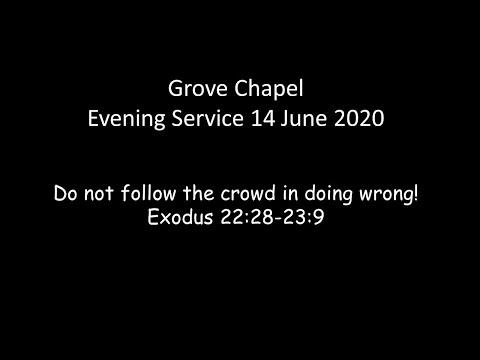 ‘Do not follow the crowd in doing wrong’ (Exodus 22:28-23:9)