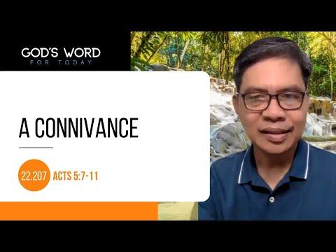22.207 | A Connivance | Acts 5:7-11 | God's Word for Today with Pastor Nazario Sinon