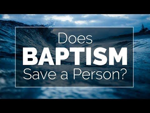 1 Pet. 3:21: Is Peter teaching baptismal regeneration?  Does water baptism save us?