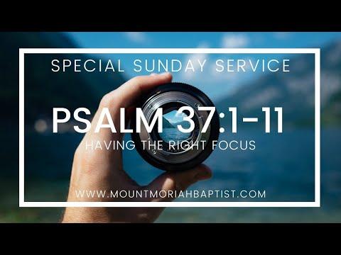 Psalm 37:1-11 | May 10, 2020 | Pastor Michael