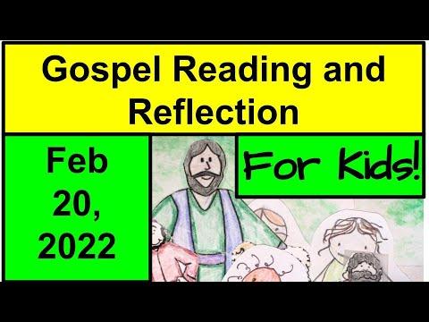 Gospel Reading and Reflection for Kids - February 20, 2022 - Luke 6:27-38