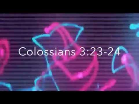 Colossians 3:23-24- A Bible Memory Verse Song for Children