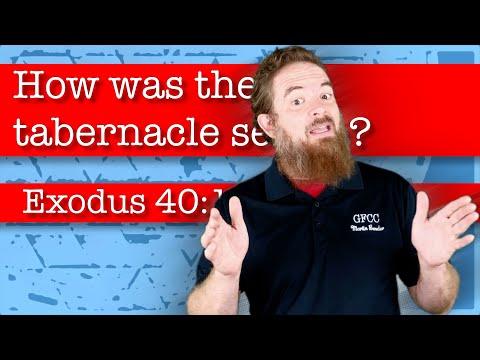 How was the tabernacle set up? - Exodus 40:16-33