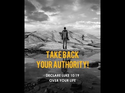 Authority to Trample on Serpents Luke 10:19. Prophetic Declarations. Speak God's Word Over Your Life