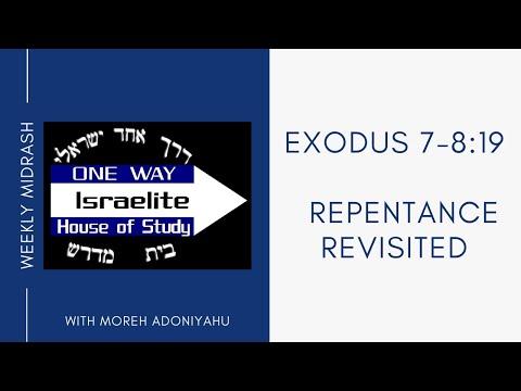Repentance Revisited - Exodus 7-8:19
