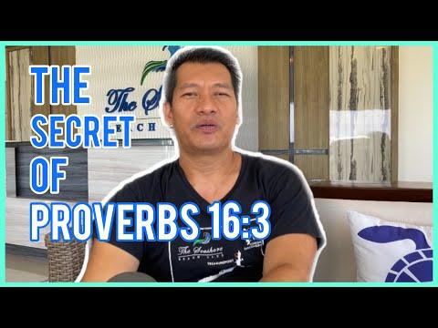 The Secret of Proverbs 16:3