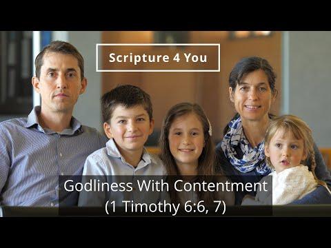 Godliness With Contentment - 1 Timothy 6:6, 7