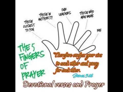 #James 5:16#                                      Five -Fingers Prayer ????