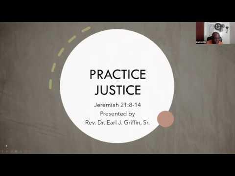 Sunday School (May 17, 2020) Practice Justice Jeremiah 21:8-14