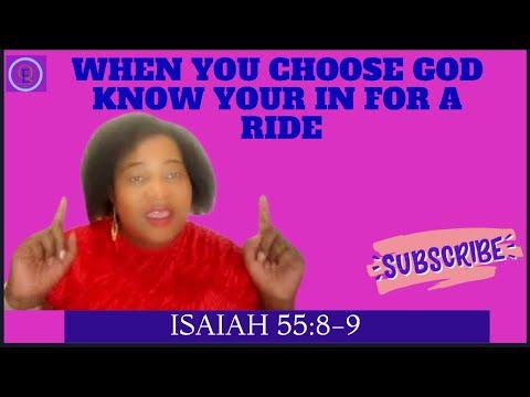 With God your in for a ride  (Isaiah 55:8-9) 15 August 2022 #yourinforaride #queenesther
