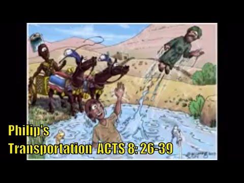 Supernatural in the Bible...Philip's Transportation. Acts 8:26-39